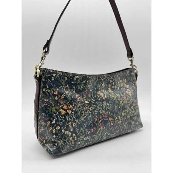 PATRICIA NASH Betta floral leather shoulder crossbody + Dust bag Tuscan Fields - Picture 8 of 11